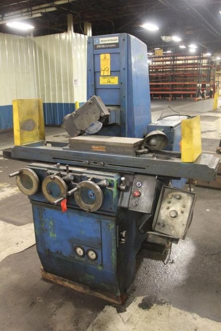 8' x 18' BROWN & SHARPE #818 SURFACE GRINDER: STOCK #65941