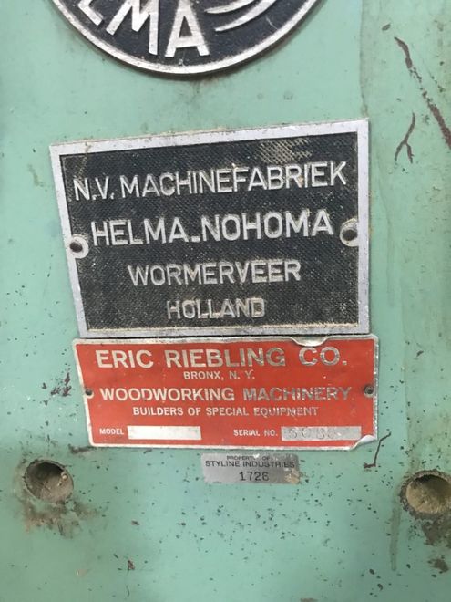 Helma CF 40 Dual Shaper Spindle Profile Copy Machine Arch Moulder