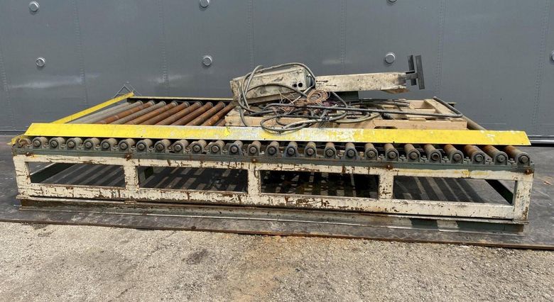 72" WIDE X 20' LONG GARY MODEL #4300-72 POWER ROLLER CONVEYOR RUNOUT: STOCK #19348
