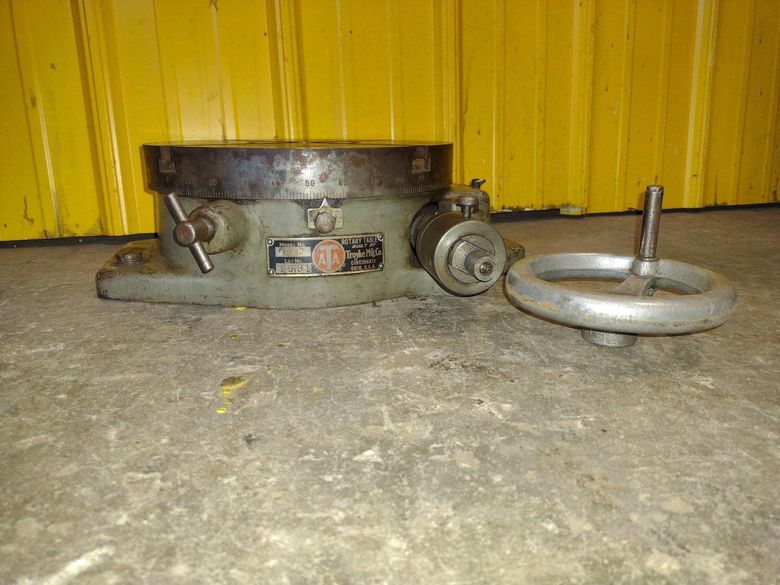 TROYKE MFG CO ROTARY TABLE MODEL SBH-12: STOCK #18879
