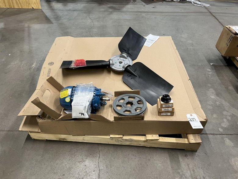 PALLET OF SPX MARLEY COOLING TOWER SPARE PARTS: STOCK #18857