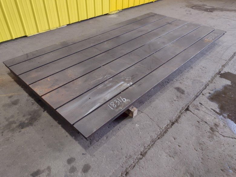 63" x 122" T-SLOTTED LAYOUT PLATE: STOCK #18316