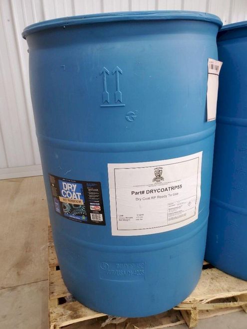 (4) 55 GALLON DRUMS OF DRYCOAT RP-55 RUST PREVENTATIVE: STOCK #16782