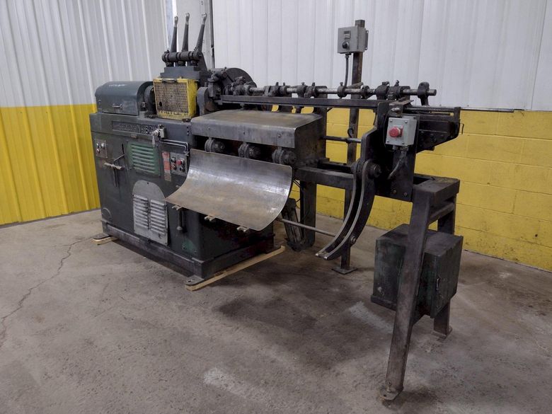 3/8" LEWIS MODEL #8CV WIRE STRAIGHTEN & CUT MACHINE: STOCK 16181