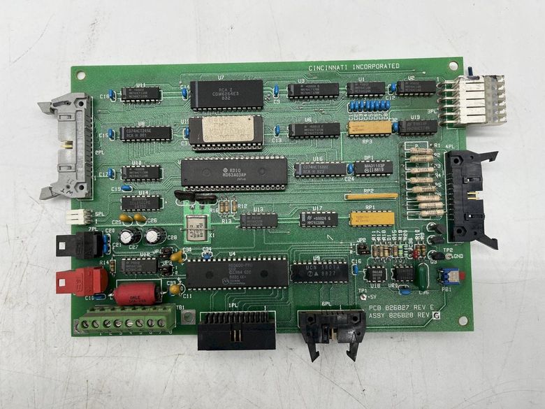 PCB 826827 REV E CINCINNATI INC ASSY 826828 REV G STOCK #15836