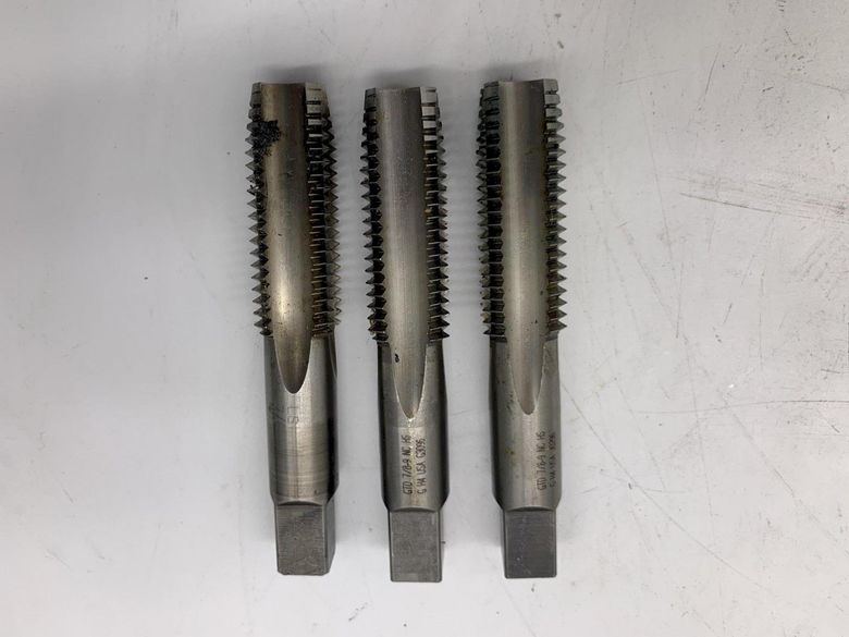 7/8-9” NC-HS GTD 4 FLUTE TAP [QTY 3]  USA MADE STOCK #15530