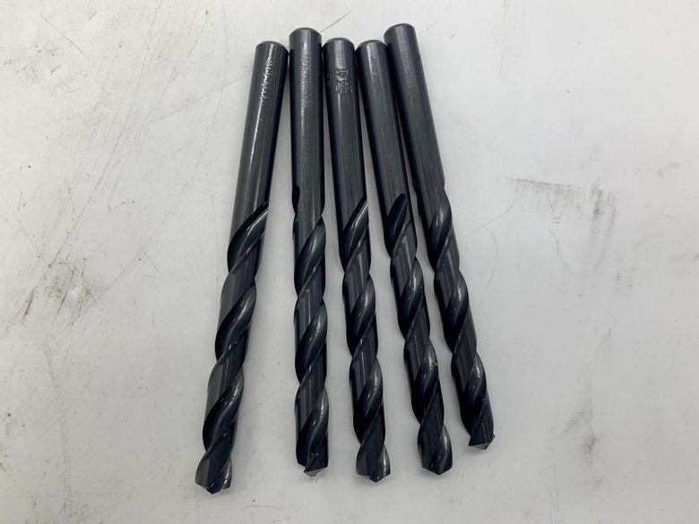 (5) 9.50mm X 5" MORSE MODEL 1333 HSS JOBBER DRILL BIT: STOCK #15529