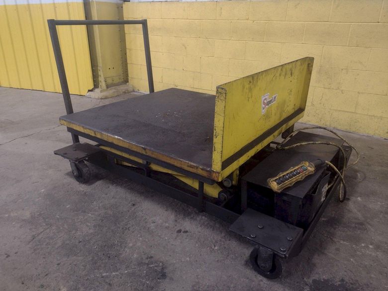 SUPERLIFT HYDRAULIC SCISSOR LIFT AND TILTING TABLE: STOCK #15210