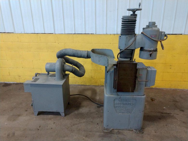 8" X 6" MEDINA MODEL #B SWIVEL VERTICAL END GRINDER : STOCK #14627
