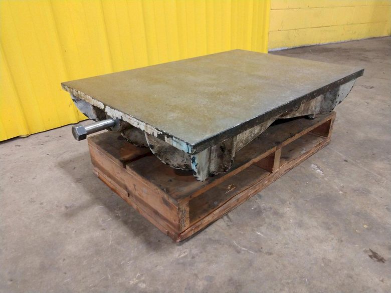 36" X 24" X 7.5" STEEL LAYOUT TABLE: STOCK 13635