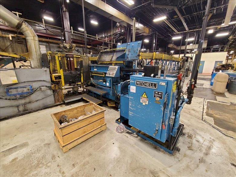 2.2" X 52" MITCHELL MONOTUBE UPPER COUNTERBORE FORMING MACHINE: STOCK #13588