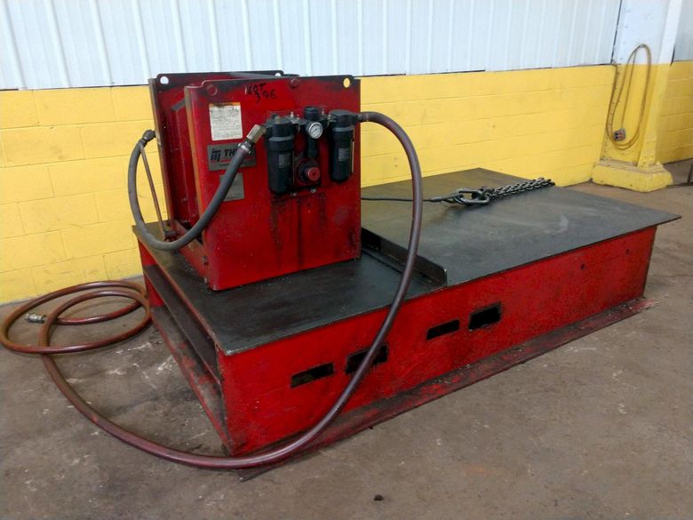 9,000 LBS THERN PORTABLE PNEUMATIC DIE REMOVAL WINCH: STOCK #13458