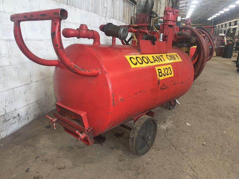 50 GALLON MOBILE PNEUMATIC FLUID TRANSFER TANK: STOCK #12292