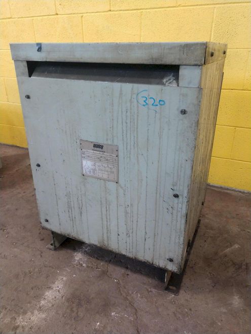 20 KVA WALCO 460 TO 230Y/133 VOLT ELECTRICAL TRANSFORMER: STOCK #11923