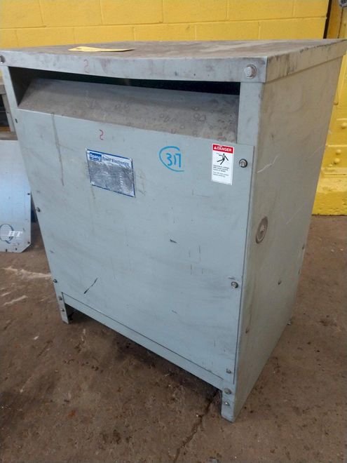 46 KVA SPANG 480 DELTA TO 123 DELTA  ELECTRIC TRANSFORMER: STOCK #11922