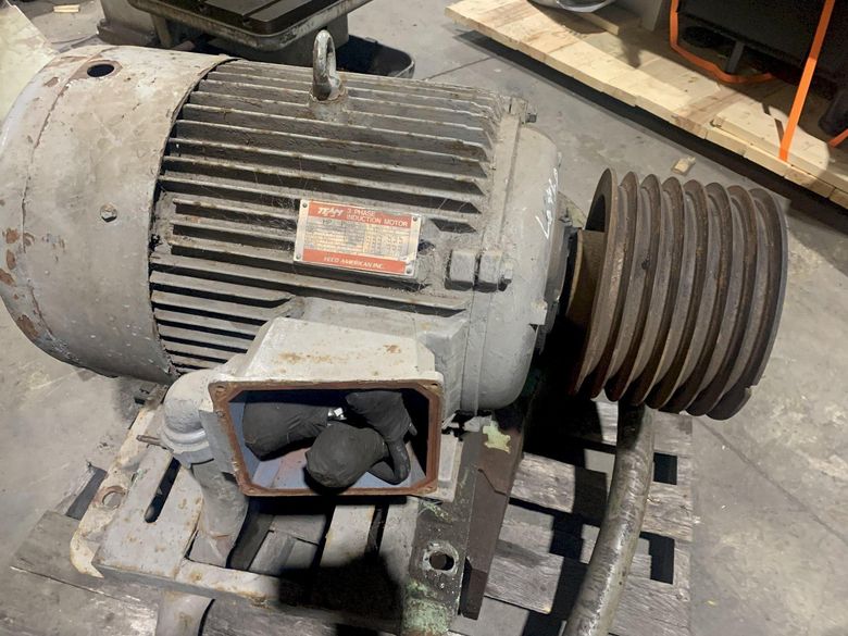 60 HP TEAM 3 PHASE AC INDUCTION MOTOR 1780 RPM FRAME 3647: STOCK #14179