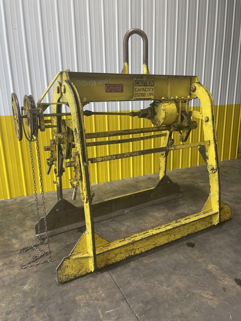 20,000 LB X 84" X 32" TO 62" WIDE CF CULLEN FRIESTEDT ADJUSTABLE PARALLELOGRAM SHEET LIFTER: STO