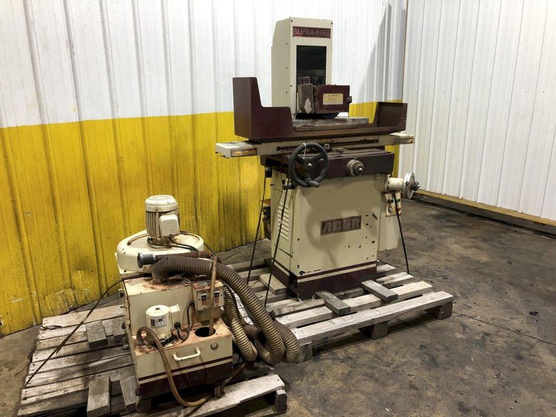 6” X 18” ACER MODEL SUPRA-618II HYDRAULIC HORIZONTAL SURFACE GRINDER: STOCK #14510