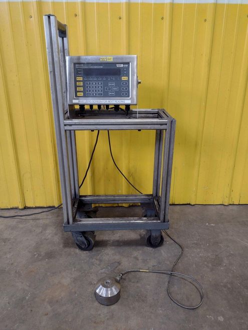 DILLON MODEL FI-127 PROGRAMMABLE FORCE INDICATOR & LOAD CELL: STOCK #17111