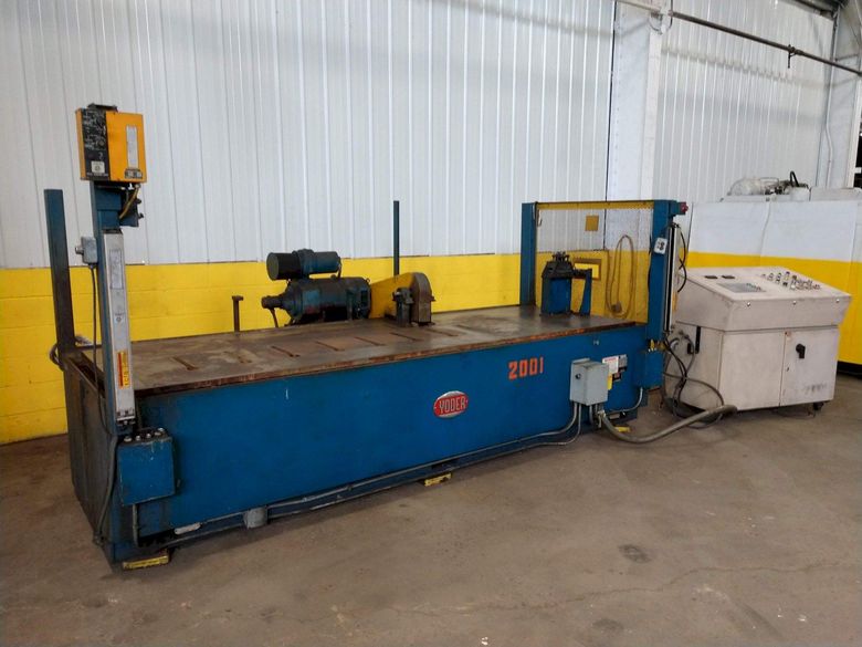8 STAND X 1.5" YODER M1-1/2 ROLLFORMER BASE WITH AMS MP300 SERIES CONTROLS: STOCK #13700