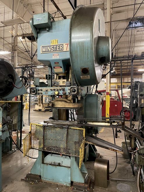 75 TON MINSTER MODEL #7 GAP FRAME PRESS, 3" STROKE: STOCK #15353