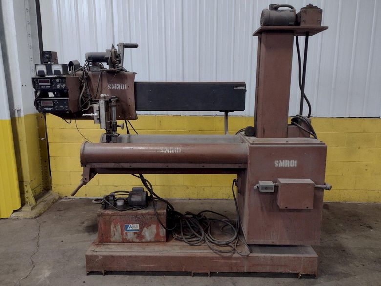 48" FOUR-CORP MODEL #PH-100-36 LONGITUDINAL SEAM WELDER: STOCK #15866