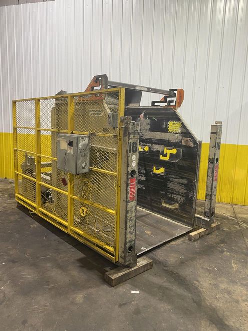 54" X 60" X 5000 LBS SOUTHWORTH MODEL #L006035-9 CONTAINER FLIPPER UNLOADING MACHINE: STOCK #170