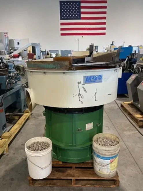 SWECO FMD-7LR  7 Cu. Ft. Vibratory Finishing Mill USA 5H.P. #6962
