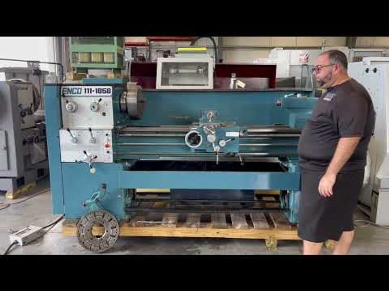 ENCO 111-1858  20”/27" x 60”cc Gap Lathe 1995’ #6995