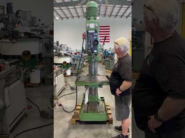 IBARMIA B-70  31-1/2” Geared Head Drill Press & Power Down Feed #7013