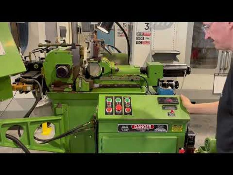 GLEBAR TF-9CPG High Precision Centerless Grinder Touchscreen 2000’ Stock #7098
