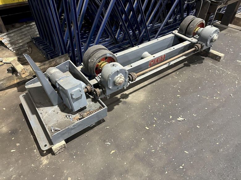 8,000 LBS LBS WEBB POWERED TANK TURNING DRIVE ROLL: STOCK #13562