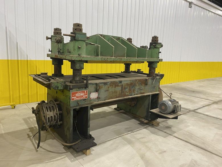 50 TON X 38" X 60" ASC / BENCHMASTER  MODEL #50-4-3860-2-12 4-POST CUTOFF PRESS: STOCK #19939