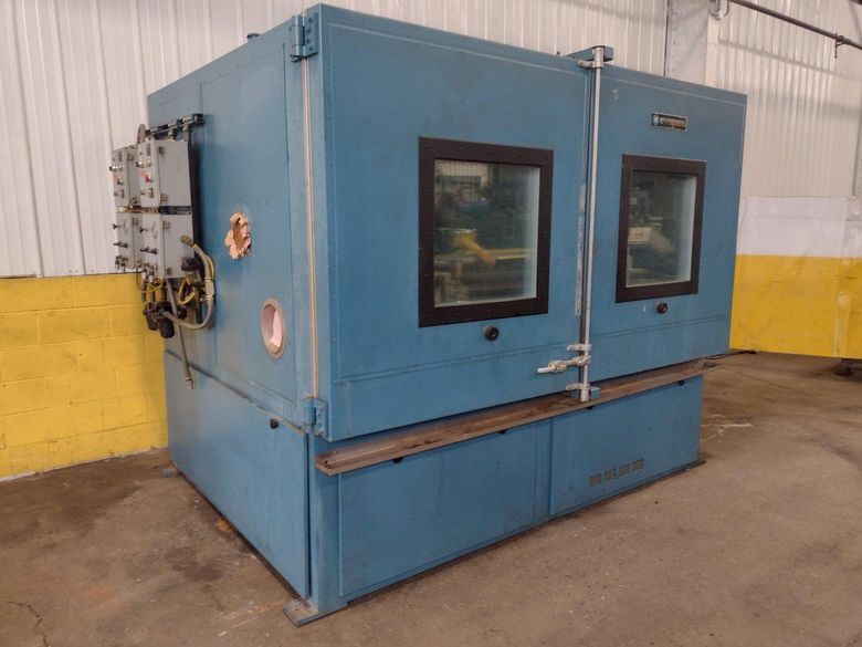 -60 TO 177 DEGREE X 96" X 54" X 48" ENVIROTRONICS TESTING CHAMBER WITH HUMIDITY CONTROL: STOCK #