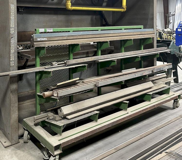 96" X 72" X 72" HIGH CANTILEVER STORGE ROLLING CART : STOCK #19401