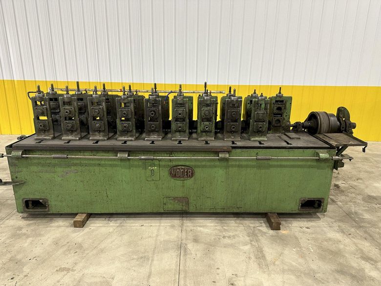 10 STAND X 1.5" YODER MODEL #M1-1/2 ROLLFORMER 8" ROLL SPACE: STOCK #20523