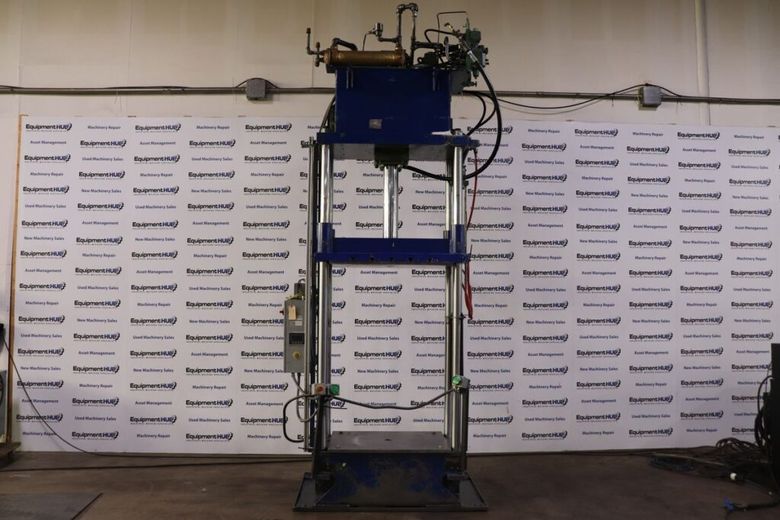 Hannifin F-31101 30 Ton 4 Post Hydraulic Press, Magnum Press Control Retrofit