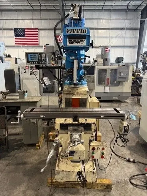 SUMMIT VS-350B Vertical Milling Machine DRO 2011’ # 7374