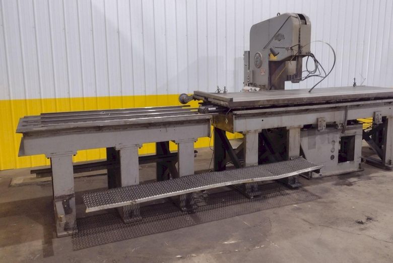 26" X 144" DOALL MODEL #2618-H-B HEAVY DUTY VERTICAL PLATE SAW: STOCK #19606
