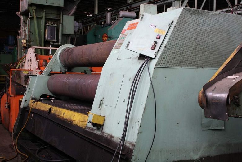 10' X 1.5" ROUNDO MODEL #PS460/10 HYDRAULIC DOUBLE PINCH ROLL: #67277