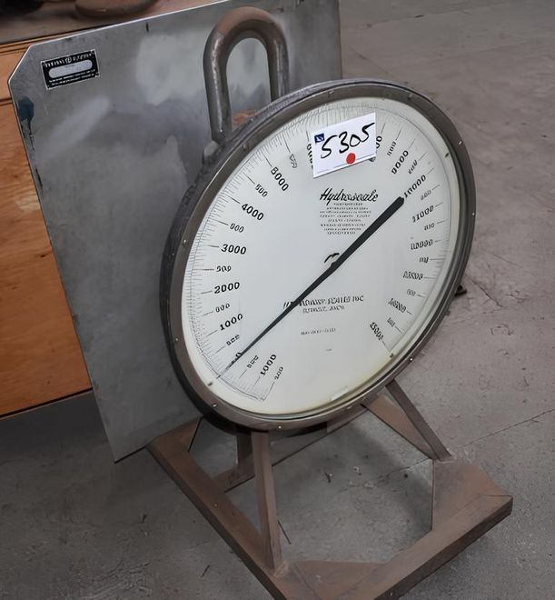 15,000 LB HYDROSCALE CRANE SCALE: STOCK #11388
