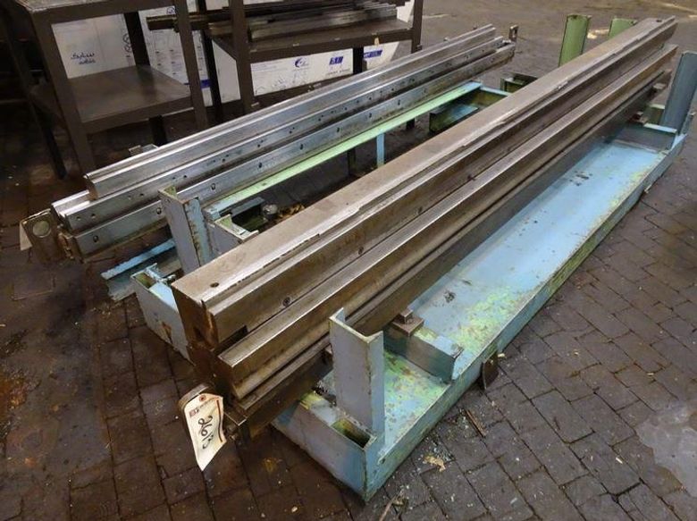 96" ADJUSTABLE BOTTOM PRESS BRAKE DIE: STOCK #12038