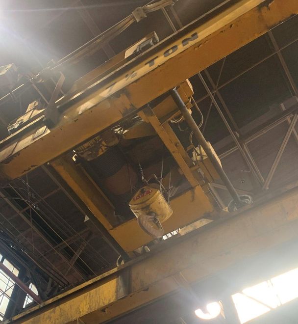 7-1/2 TON P&H TOP RUNNING CRANE HOIST: STOCK #14609