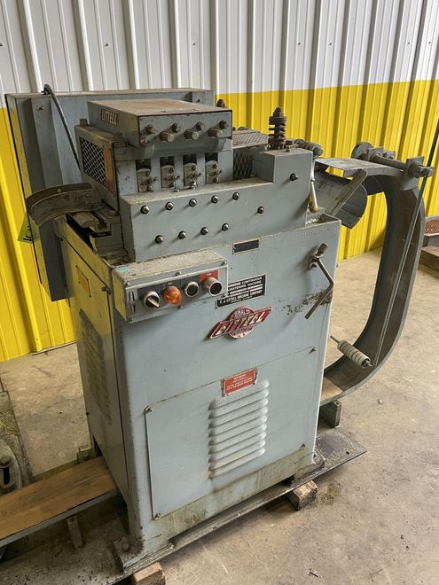 8" X .018" LITTELL MODEL #308-9PDS 9 ROLL POWERED COIL STRIP STRAIGHTENER: STOCK #15445