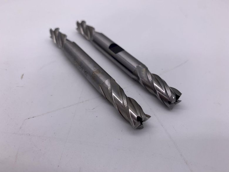 11/32 x 3/8” MORSE HSS DOUBLE ENDED FLUTE END MILLS [MATCHING SET] STOCK #15524