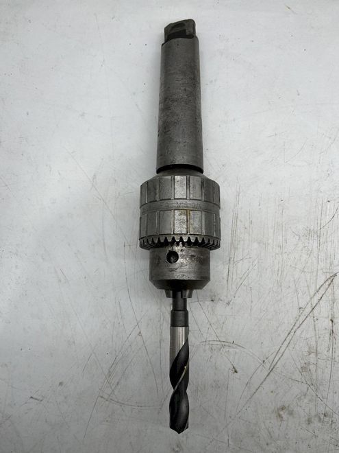 1/16" TO 3/4" LFA HEAVY DUTY CHUCK MODEL 85-9A 4JT, TAPER & DRILL BIT: STOCK #16021