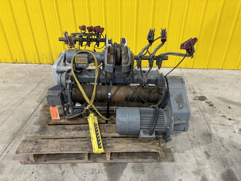 2 TON P&H "HEVI-LIFT SERIES M" POWERED CABLE HOIST WITH POWER TROLLEY: STOCK #17098