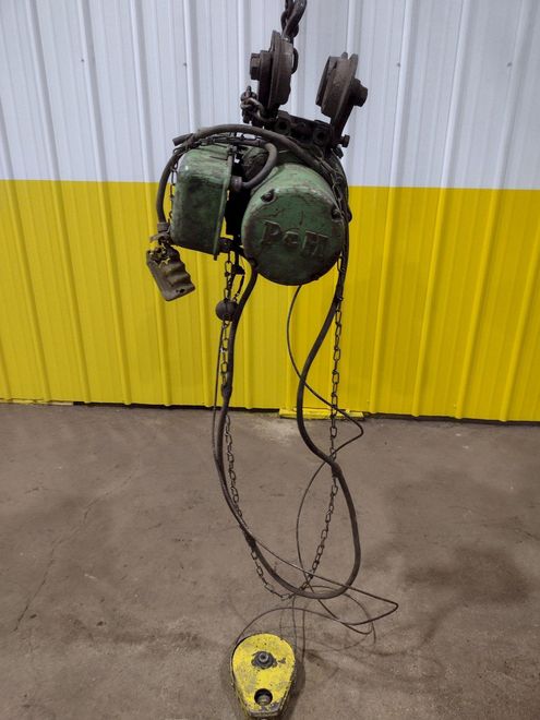2000 LB 1 TON P&H MODEL ZIP LIFT CABLE HOIST: STOCK #18897
