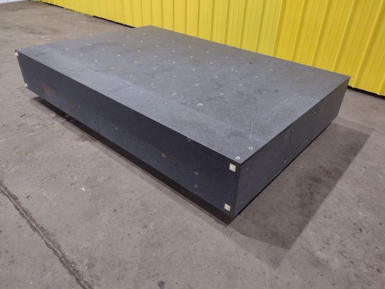 83.5" x 55" x 12.5" BLACK PRECISION GRANITE LAYOUT TABLE SURFACE PLATE: STOCK 19367