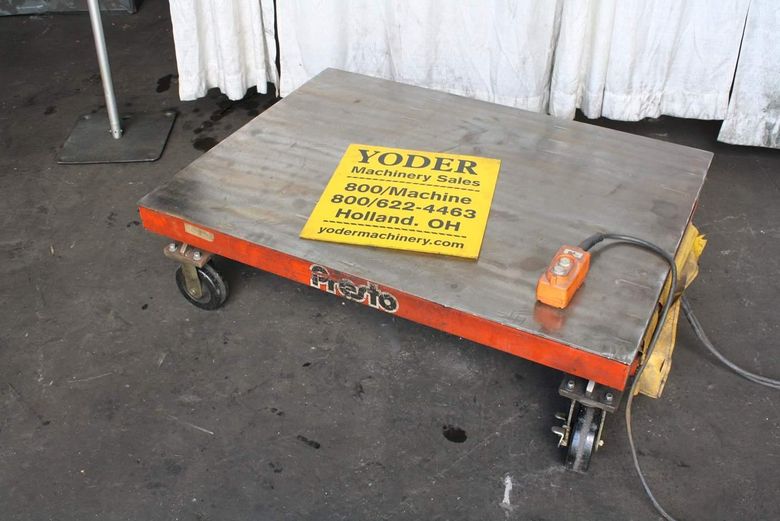 6000 LBS PRESTO SCISSOR LIFT TABLE:  STOCK #66912